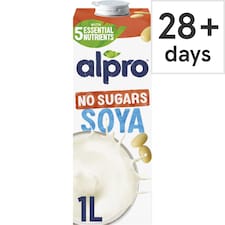 Alpro Soya No Sugar Long Life Dairy Free Drink 1L