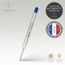Parker Ballpoint Pen Refills, Quinkflow Blue Ink, 2 Count thumbnail 2