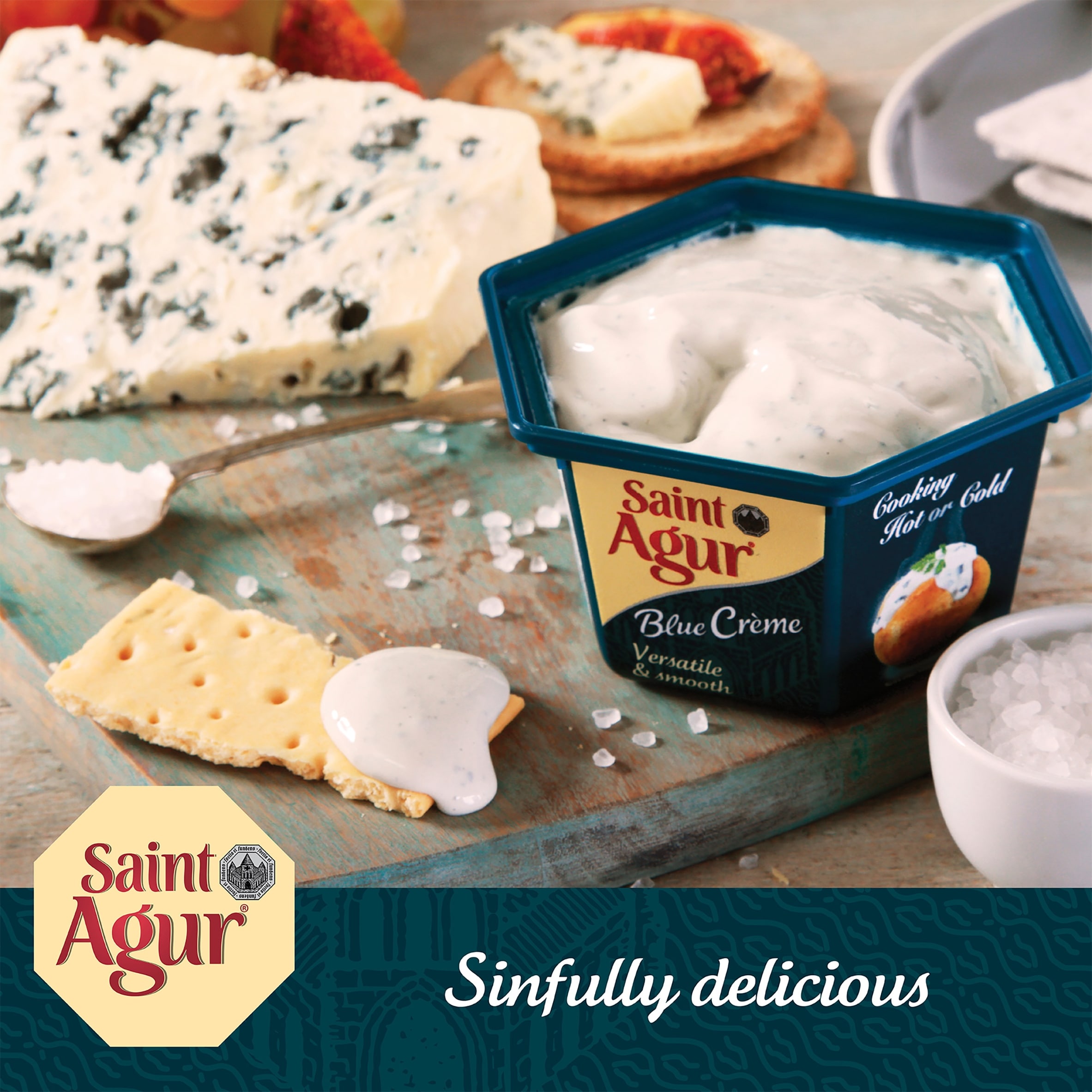 Saint Agur Blue Creme Cheese 150G thumbnail 2