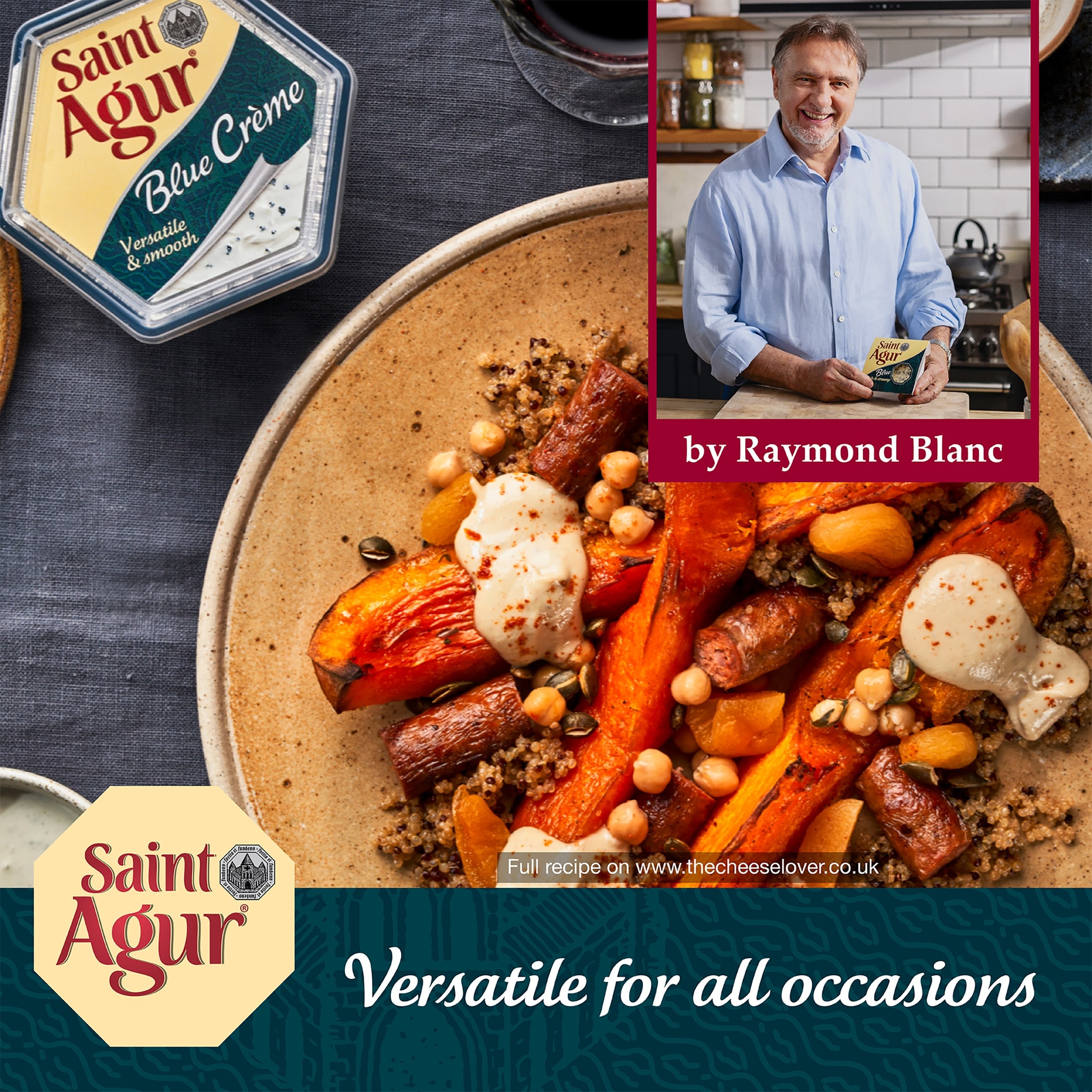 Saint Agur Blue Creme Cheese 150G thumbnail 3
