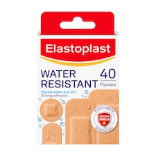 Elastoplast Water Resistant Plasters and Strips 40s