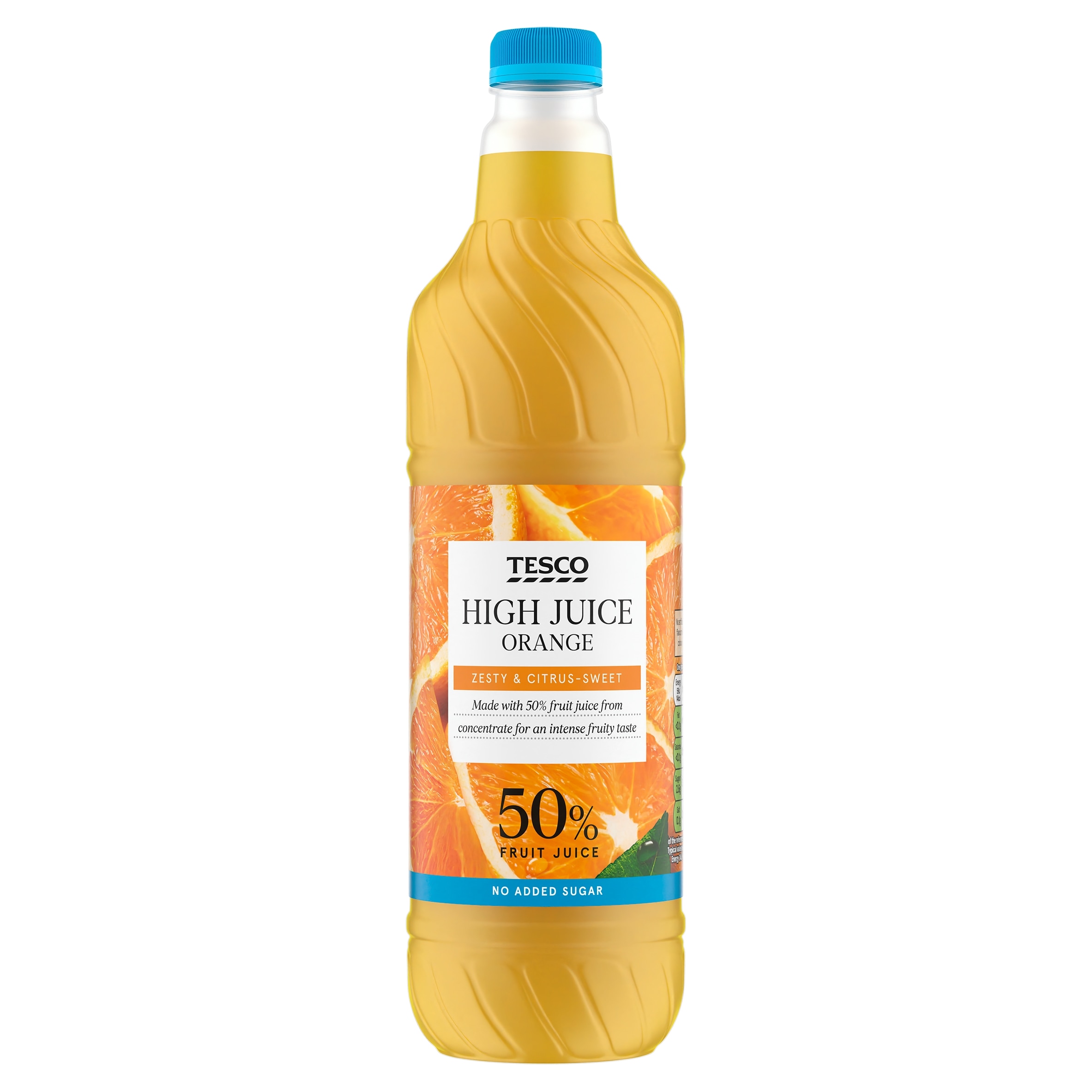 Tesco No Added Sugar High Juice Orange 1L