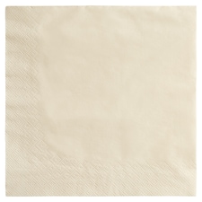 Tesco Napkins Cream 33Cm 2Ply 50 Pack