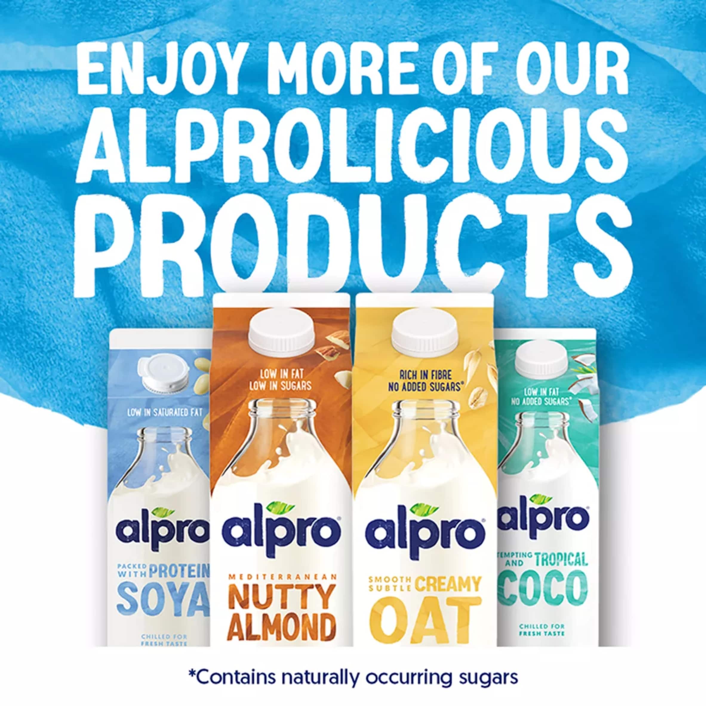 Alpro Soya Chilled Drink 1 Litre thumbnail 5