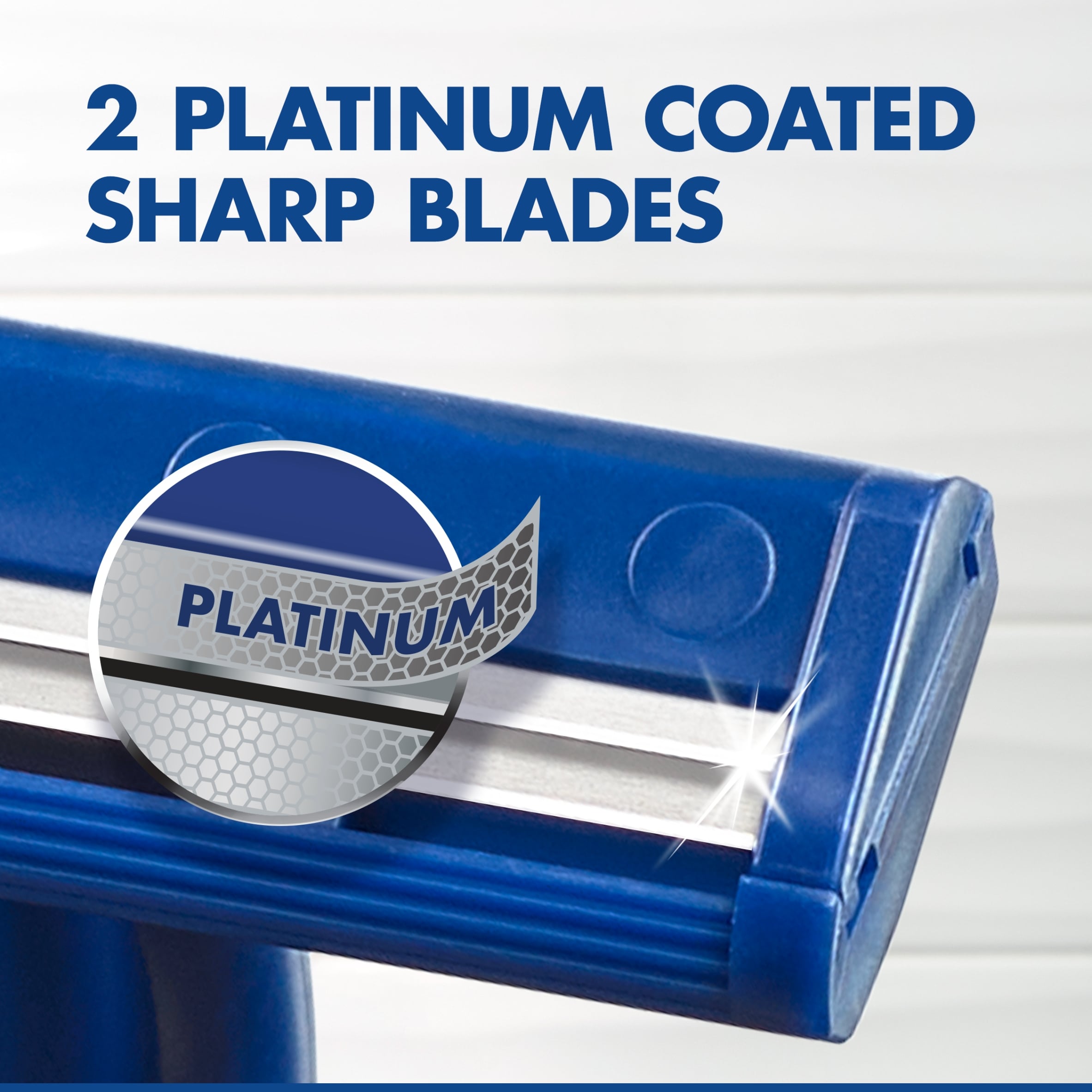 Gillette Blue II Men's Disposable Razors 20 Pack thumbnail 3