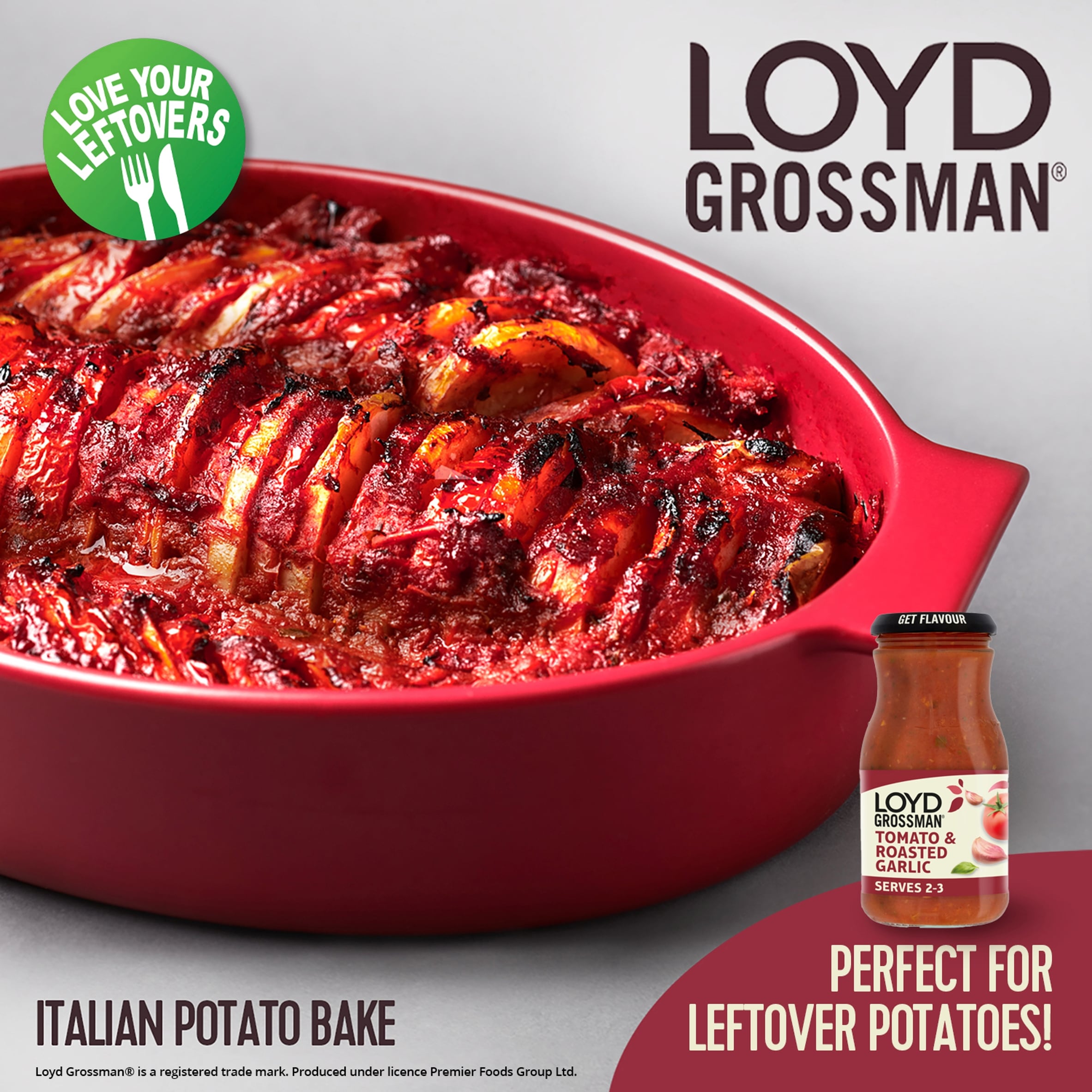 Loyd Grossman Tomato Roasted Garlic Pasta Sauce 350G thumbnail 2