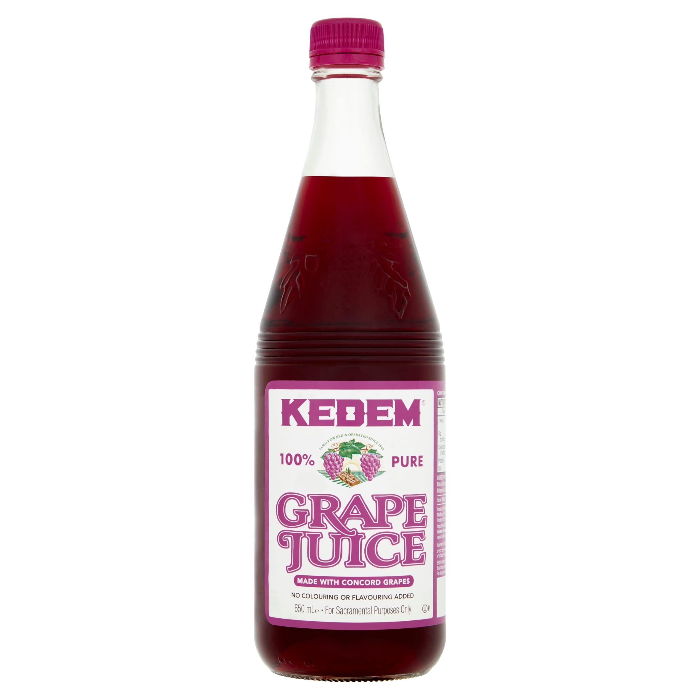 Kedem Pure Grape Juice - Concord 650ml