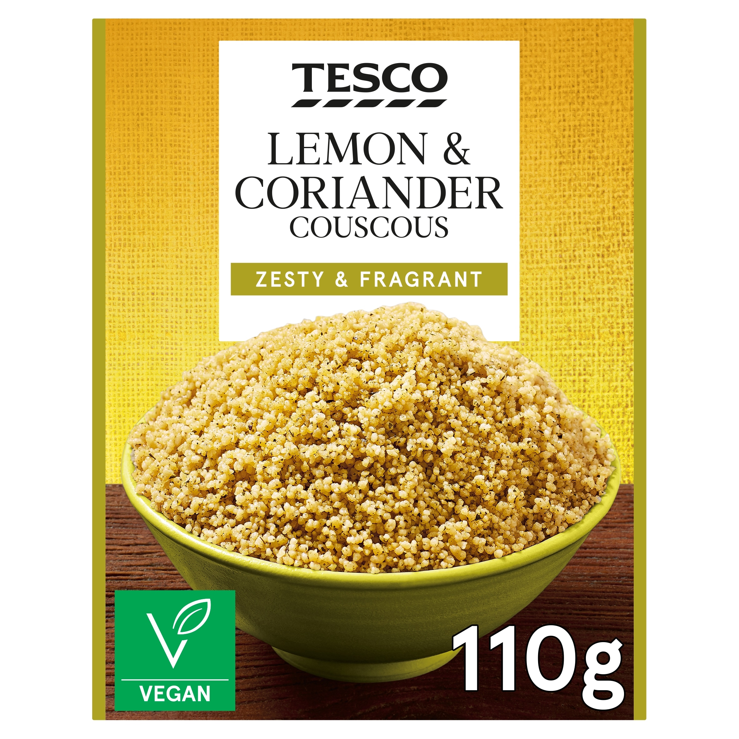 Tesco Lemon & Coriander Cous Cous 110G
