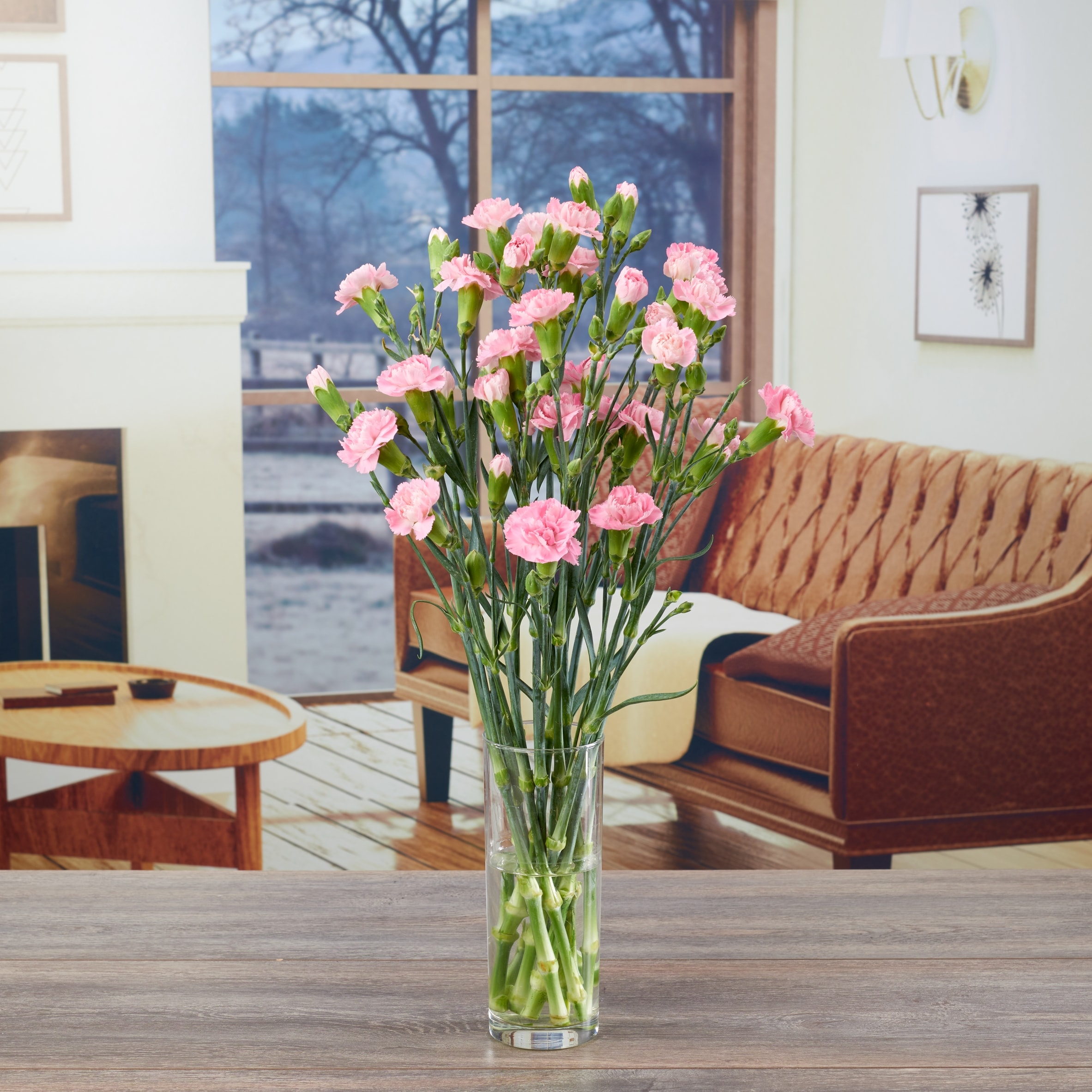 Tesco Spray Carnations Flowers Bouquet thumbnail 2