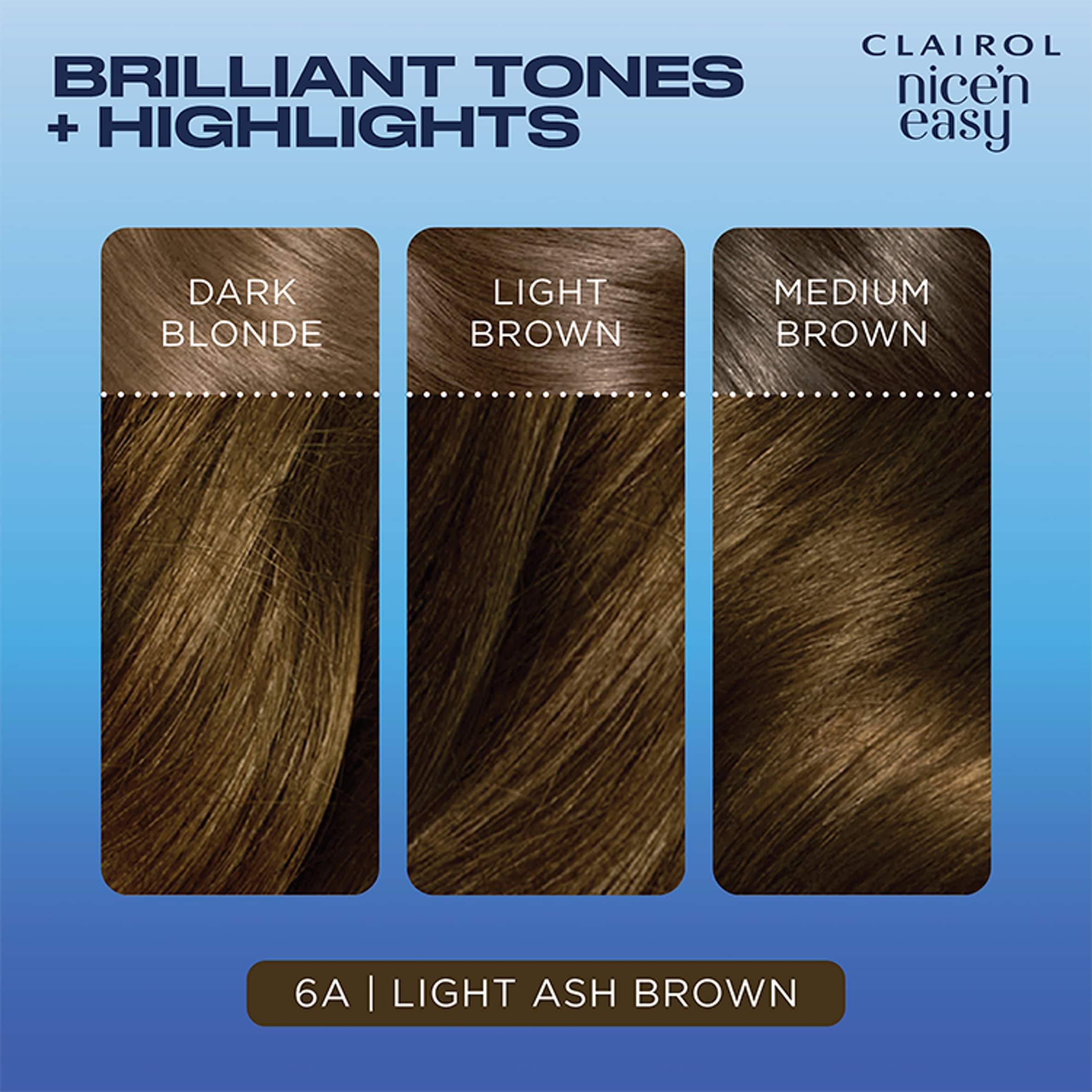Clairol Nice ‘N Easy Light Ash Brown 6A Hair Dye thumbnail 2
