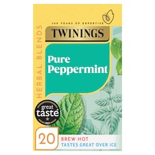 Twinings Pure Peppermint Tea Bags 20 Pack 40g