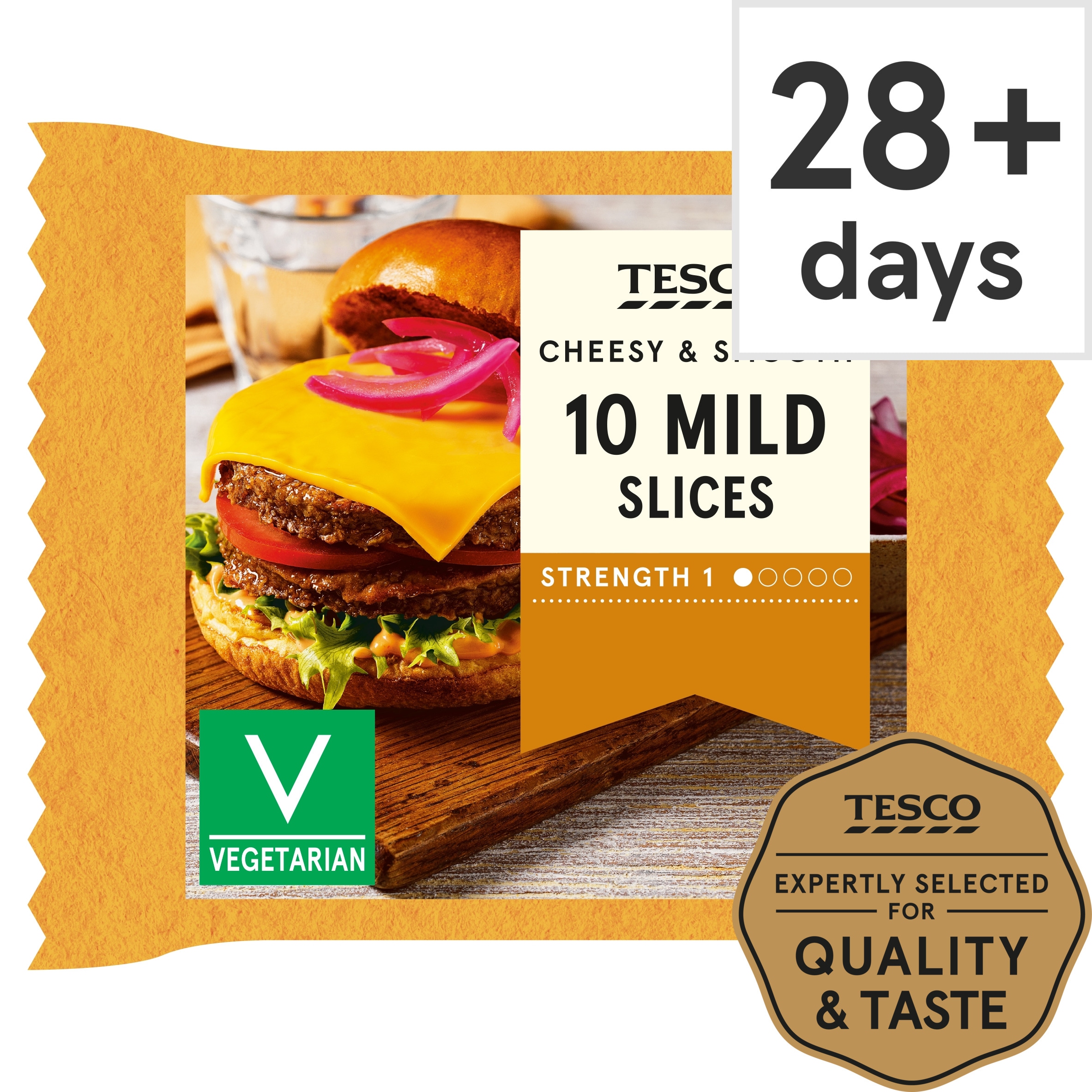 Tesco 10 Mild Slices 200G