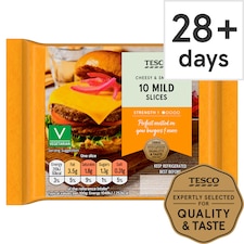 Tesco 10 Mild Cheese Slices 200G