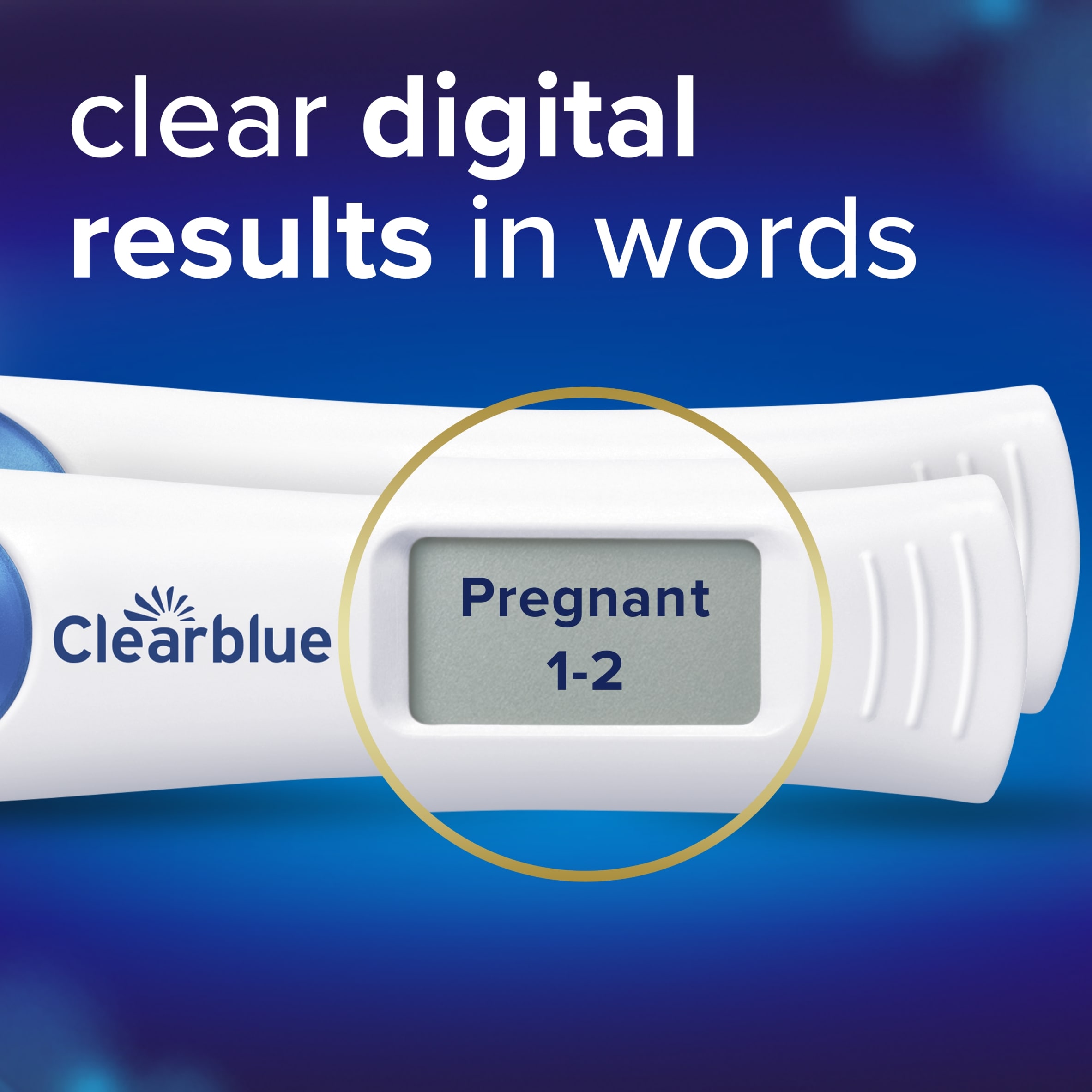 Clearblue Digital Pregnancy Test With Weeks 2 Pack thumbnail 2