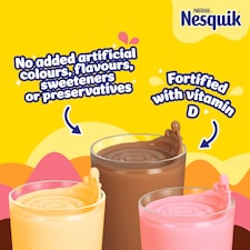Nesquik Strawberry Flavoured Milkshake Powder 500g Tub thumbnail 2