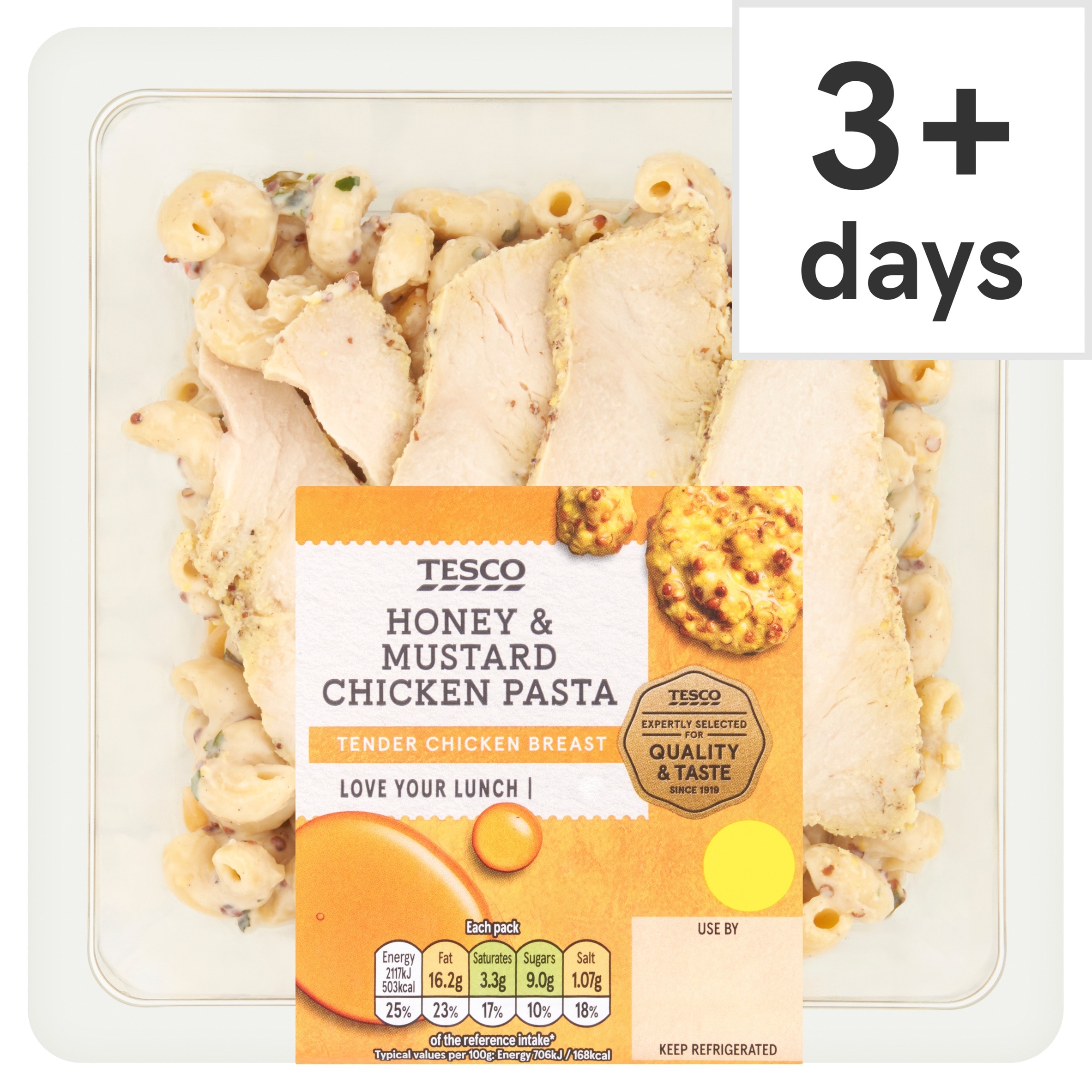Tesco Honey & Mustard Chicken Pasta 300G