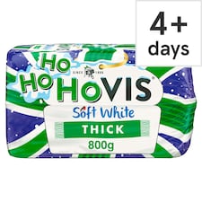 Hovis Soft White Thick Sliced Bread 800g