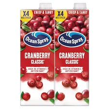 Ocean Spray Cranberry Classic Juice Drink 4 X 1 Litre