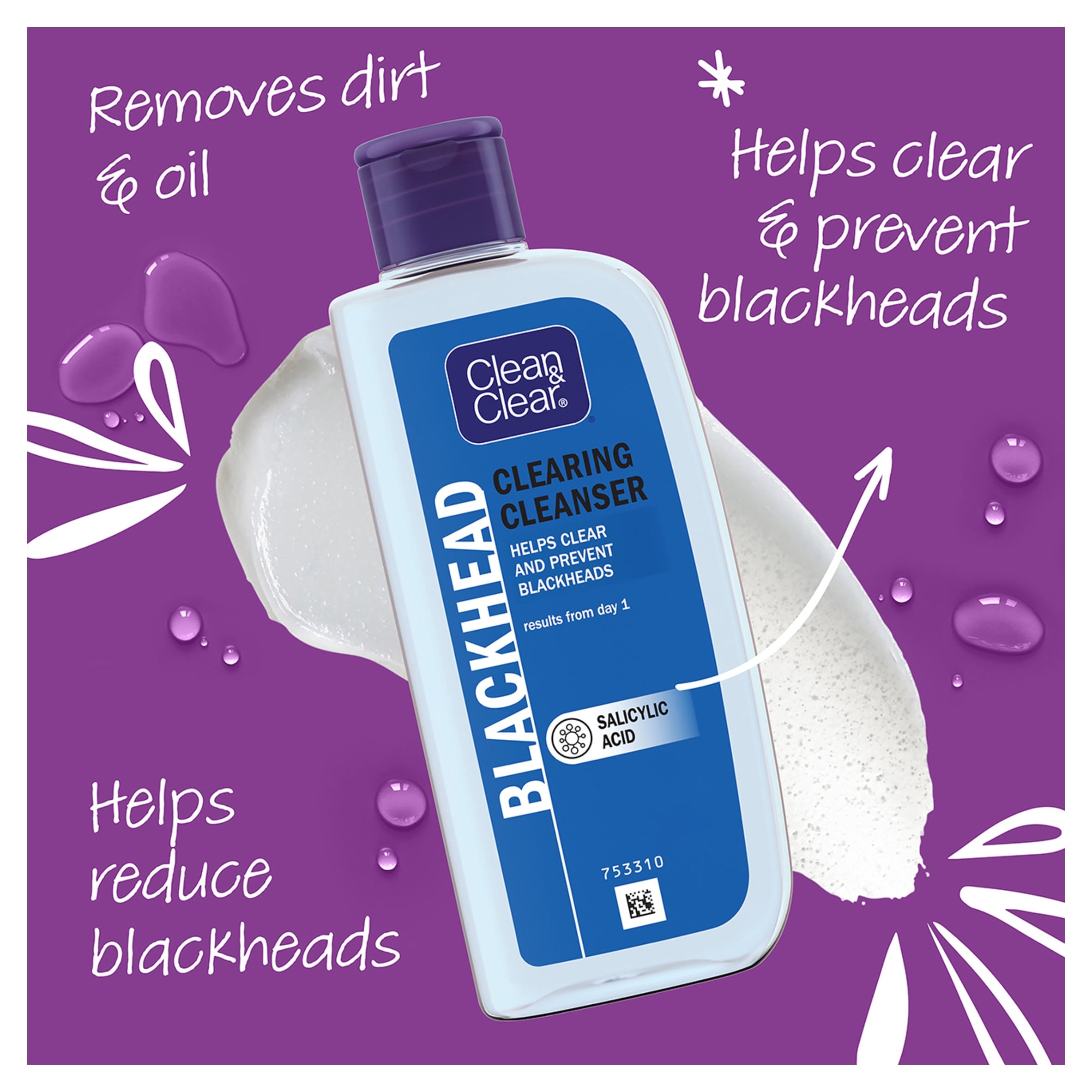CLEAN & CLEAR Blackhead Clearing Cleanser 200ml thumbnail 4