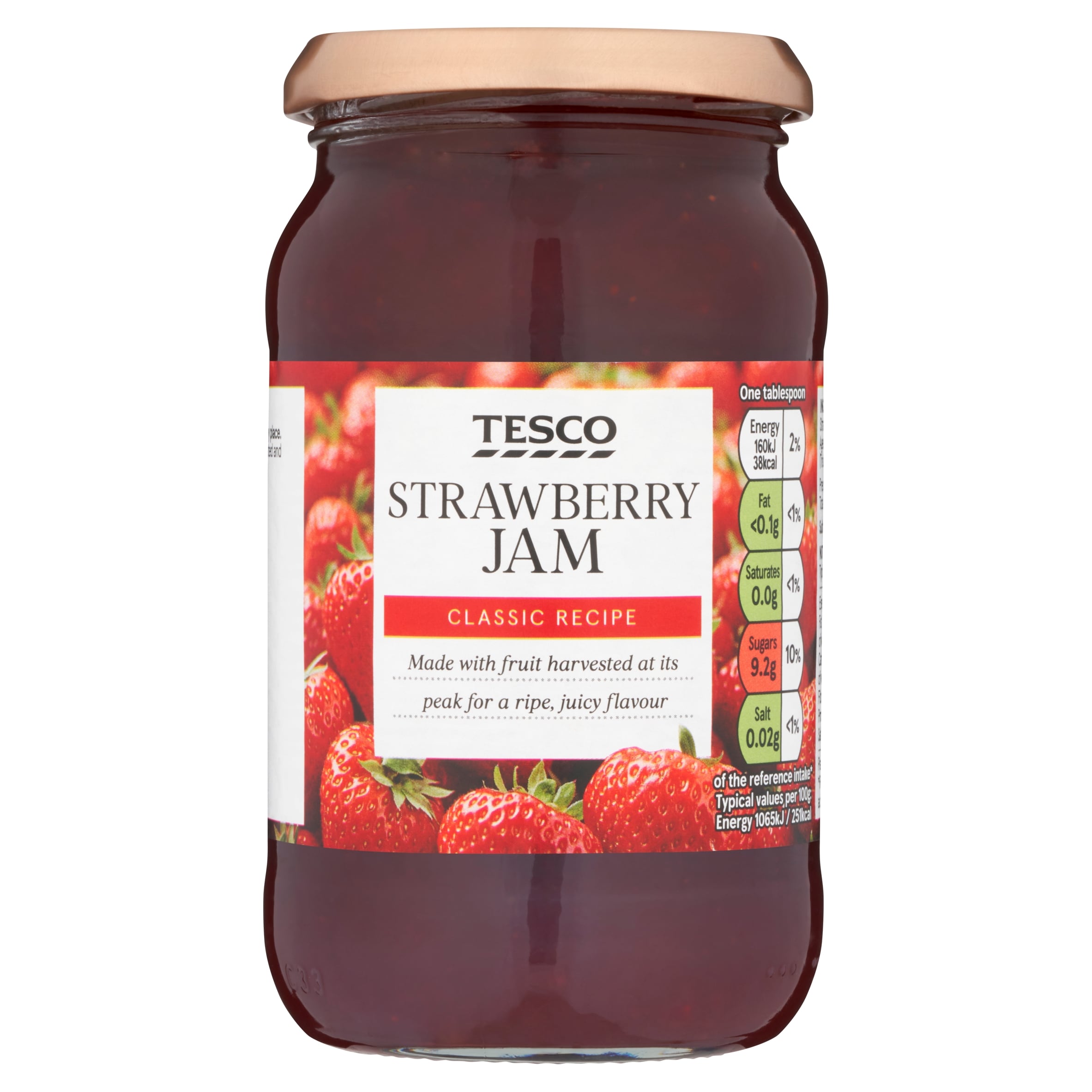 Tesco Strawberry Jam 454G