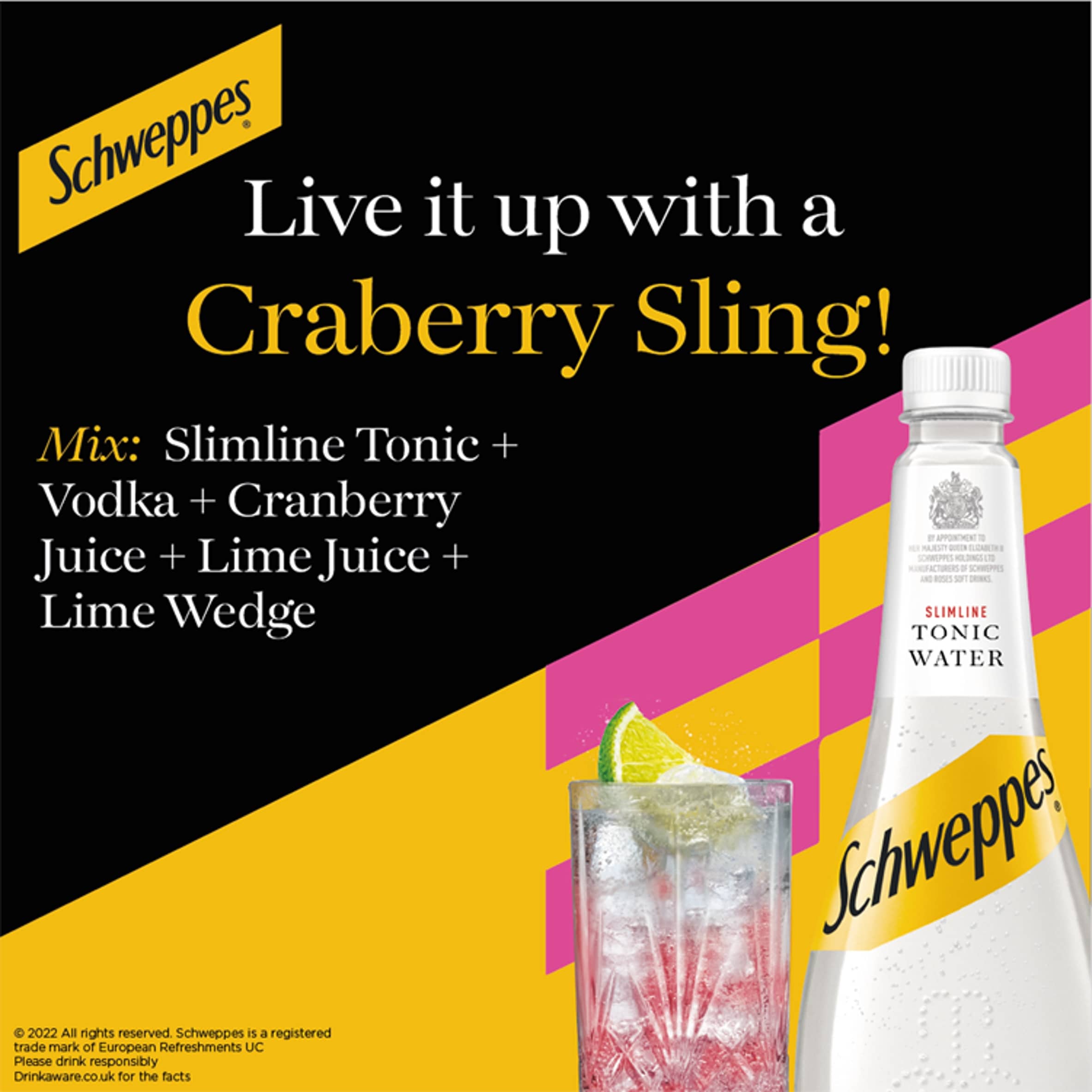 Schweppes Slimline Tonic Water 1L thumbnail 2