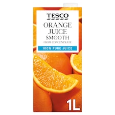 Tesco Orange Juice Smooth 1 Litre