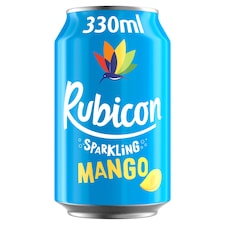 Rubicon Sparkling Mango Juice Drink 330Ml Can