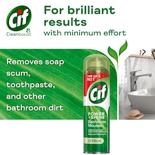 Cif Power & Shine Citrus Mousse Bathroom Cleaner 500ml thumbnail 3