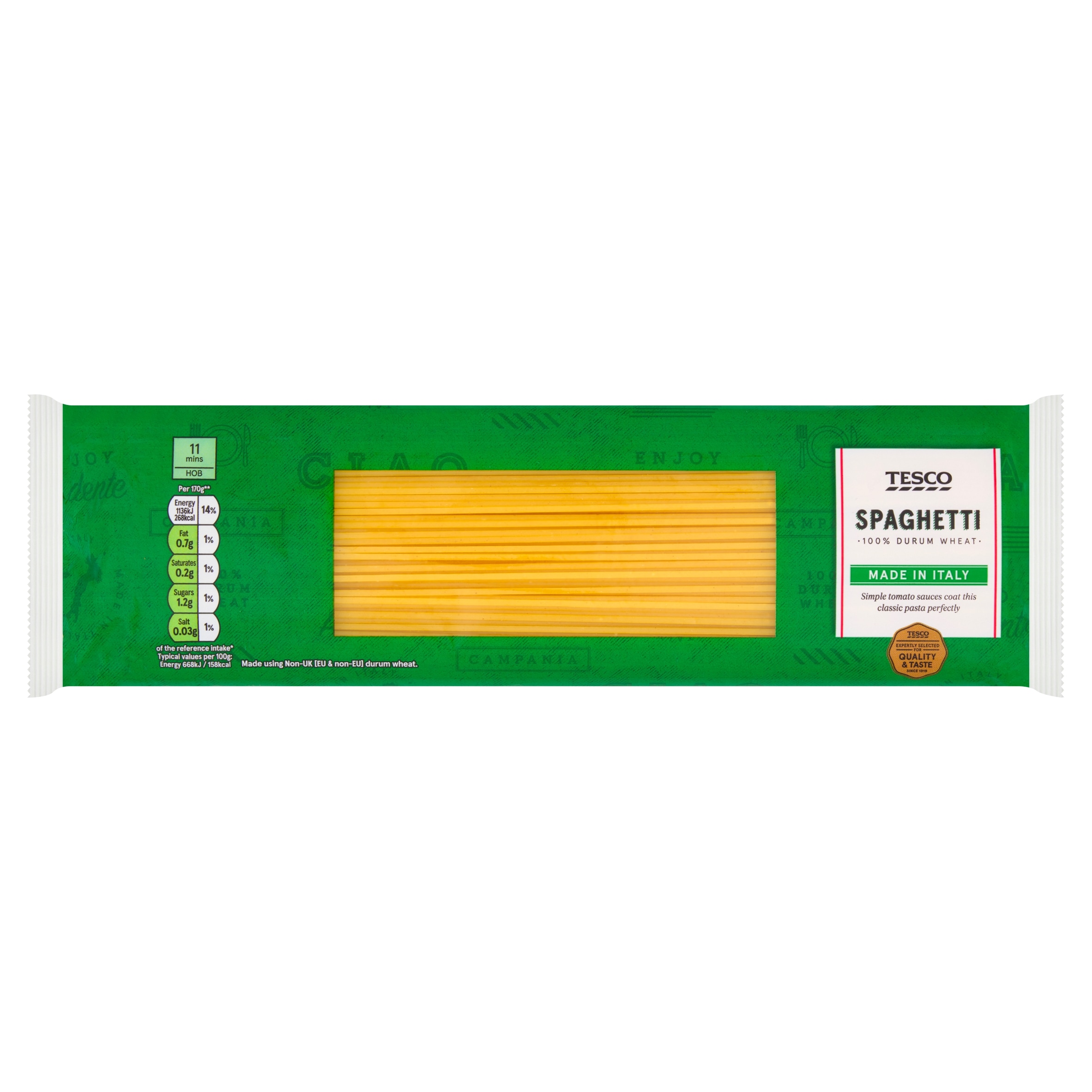 Tesco Short Spaghetti Pasta 500G