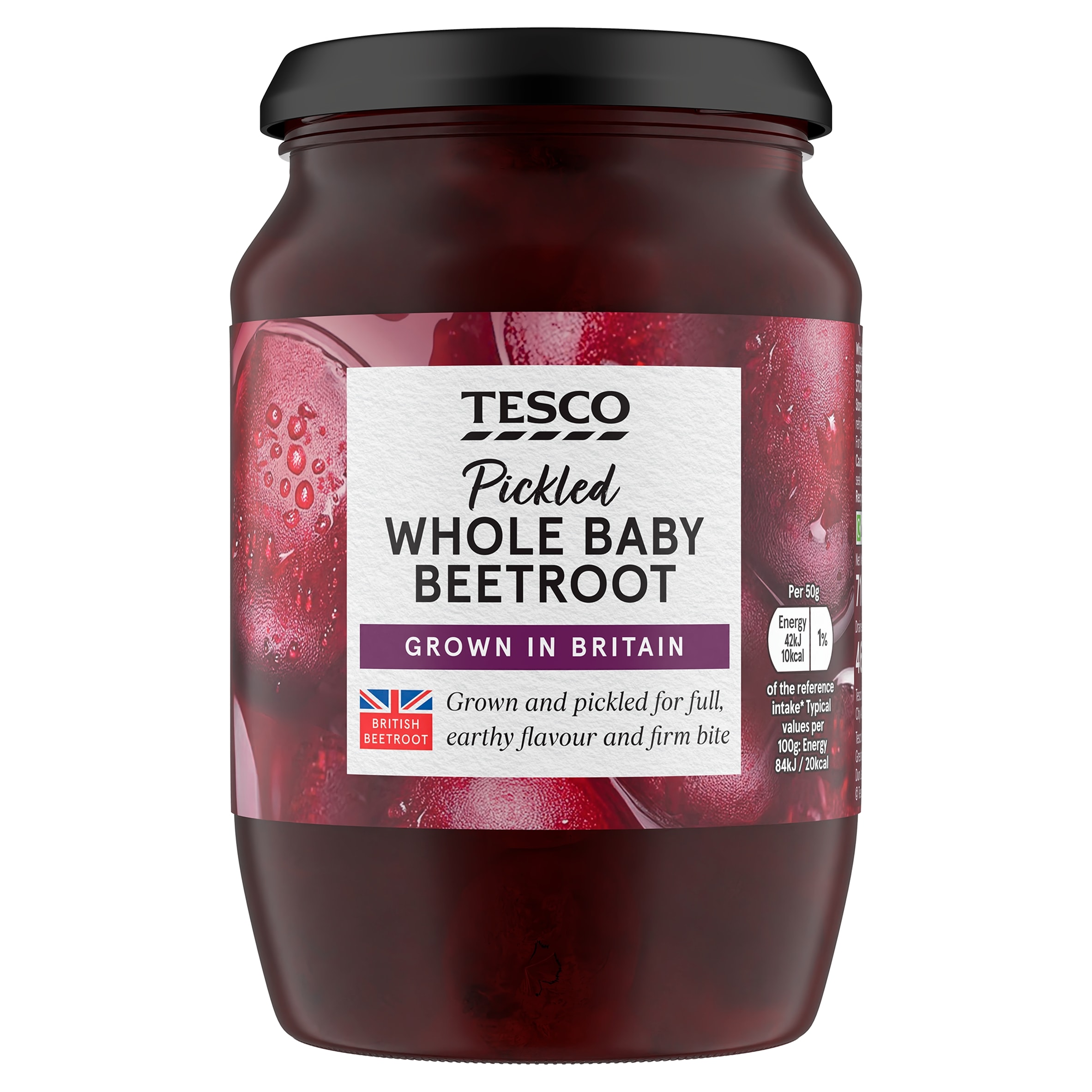 Tesco Whole Baby Beetroot Vinegar 710G