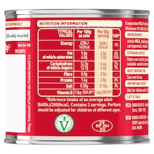 Carnation Evaporated Milk Tin 170g thumbnail 2