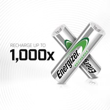 Energizer Power Plus AA 4 Pack Rechargeable Batteries thumbnail 4