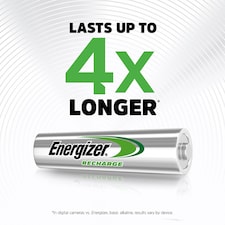 Energizer Power Plus AAA 4 Pack Rechargeable Batteries thumbnail 2
