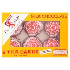 Tunnock's Milk Chocolate Tea Cakes 6 x 24g