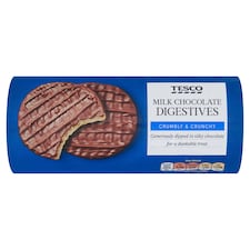Tesco Milk Chocolate Digestive Biscuits 300G