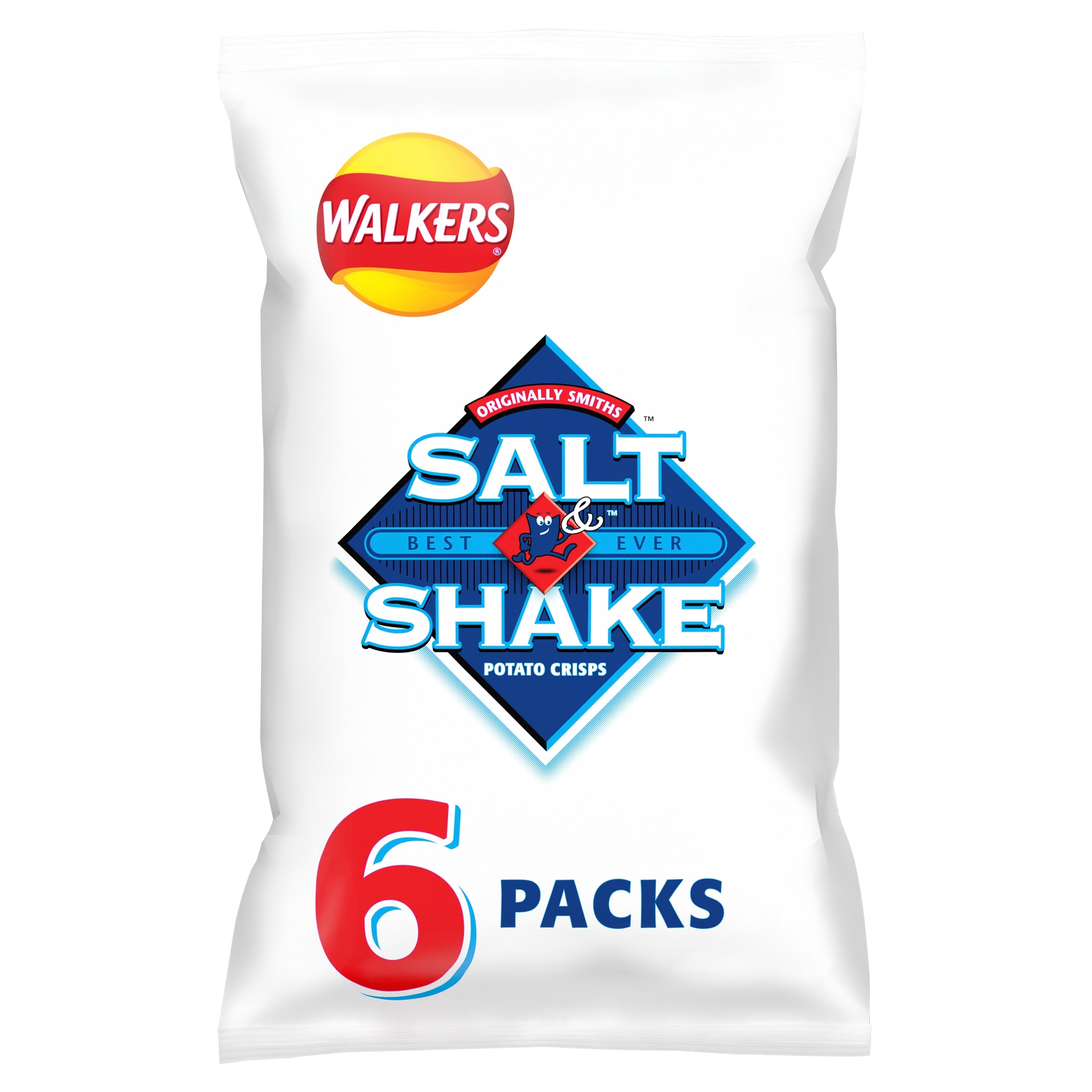 Walkers Salt & Shake Multipack Crisps 6x24g thumbnail 4
