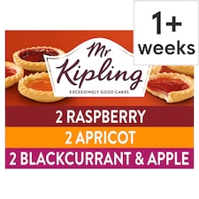 Mr Kipling Assorted Jam Tarts 6 Pack