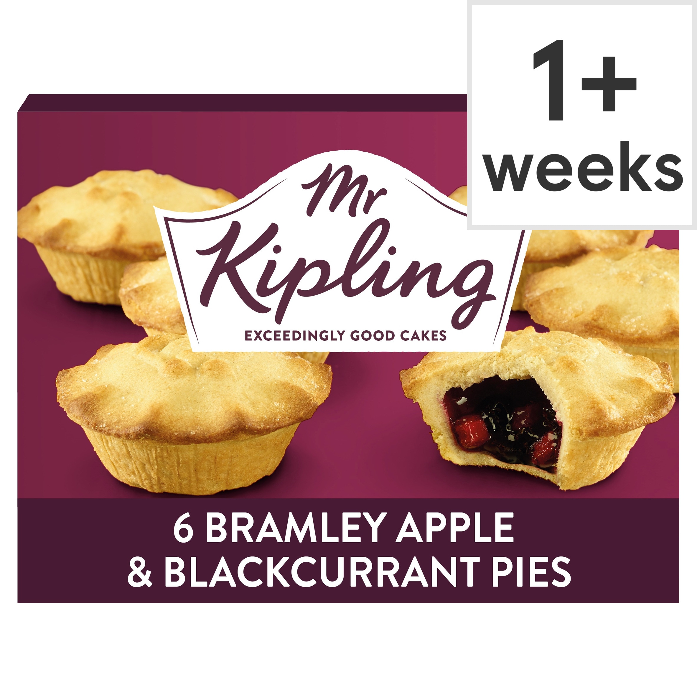 Mr Kipling Apple & Blackcurrant Pies