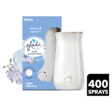 Glade Sense & Spray Holder + Refill Clean Linen 18ml