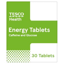 Tesco Extra Energy Tablets with Caffeine and Glucose 30s