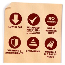 BAKERS Meaty Twists Medium Beef Dog Chews 180g thumbnail 4