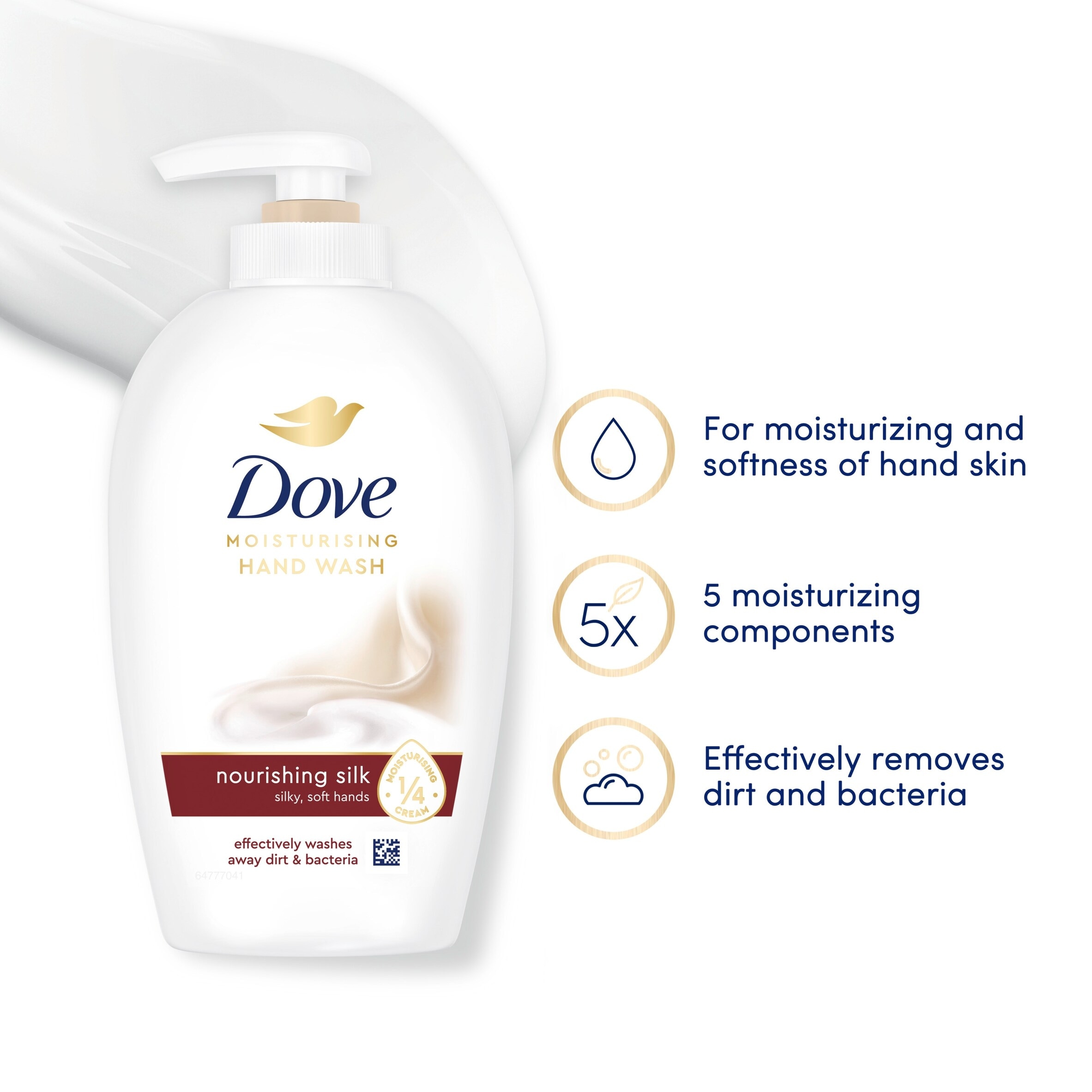 Dove Fine Silk Hand Wash 250Ml thumbnail 3