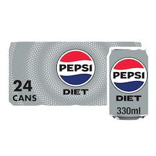 Diet Pepsi Cola Cans 24x330ml