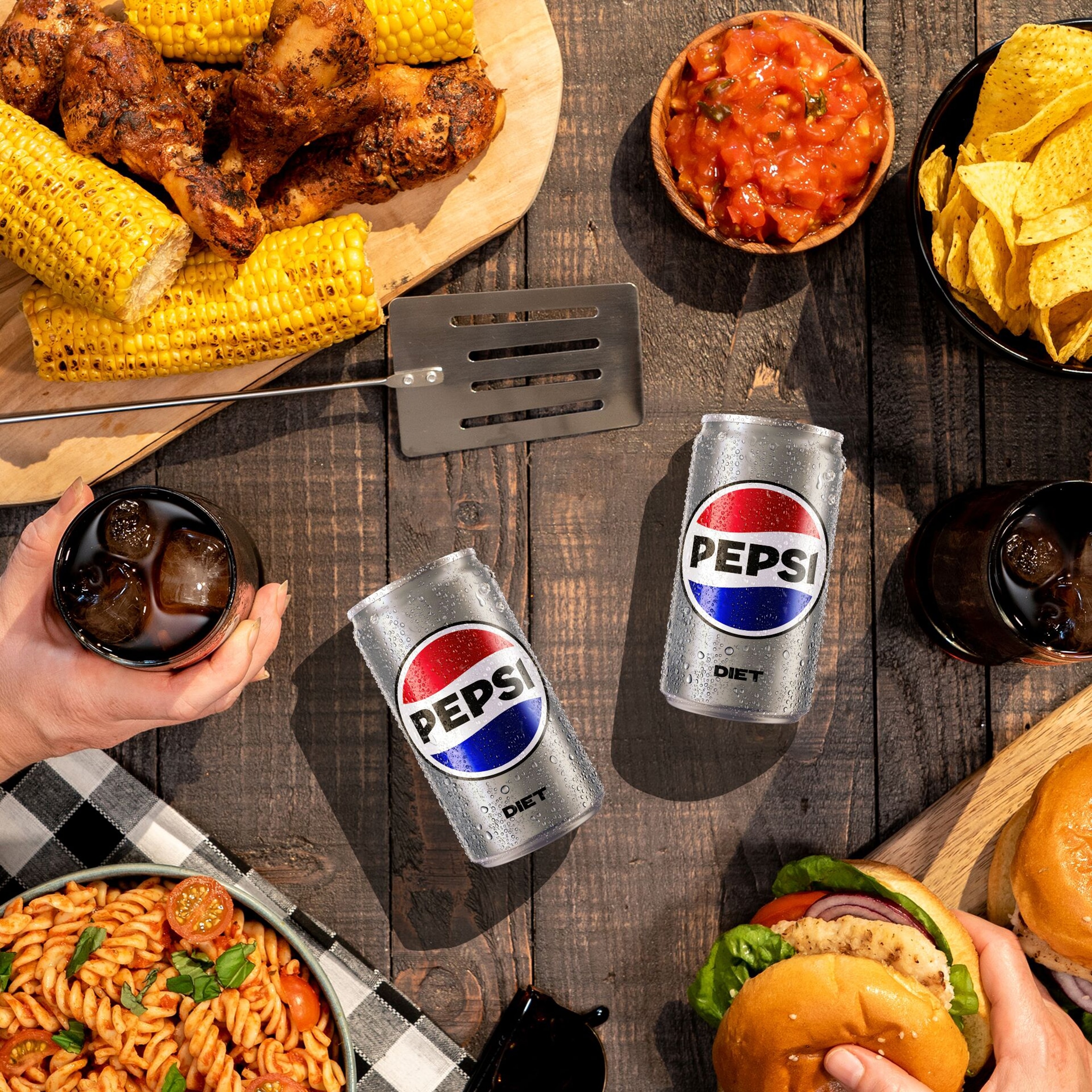 Diet Pepsi Cola Cans 24x330ml thumbnail 2