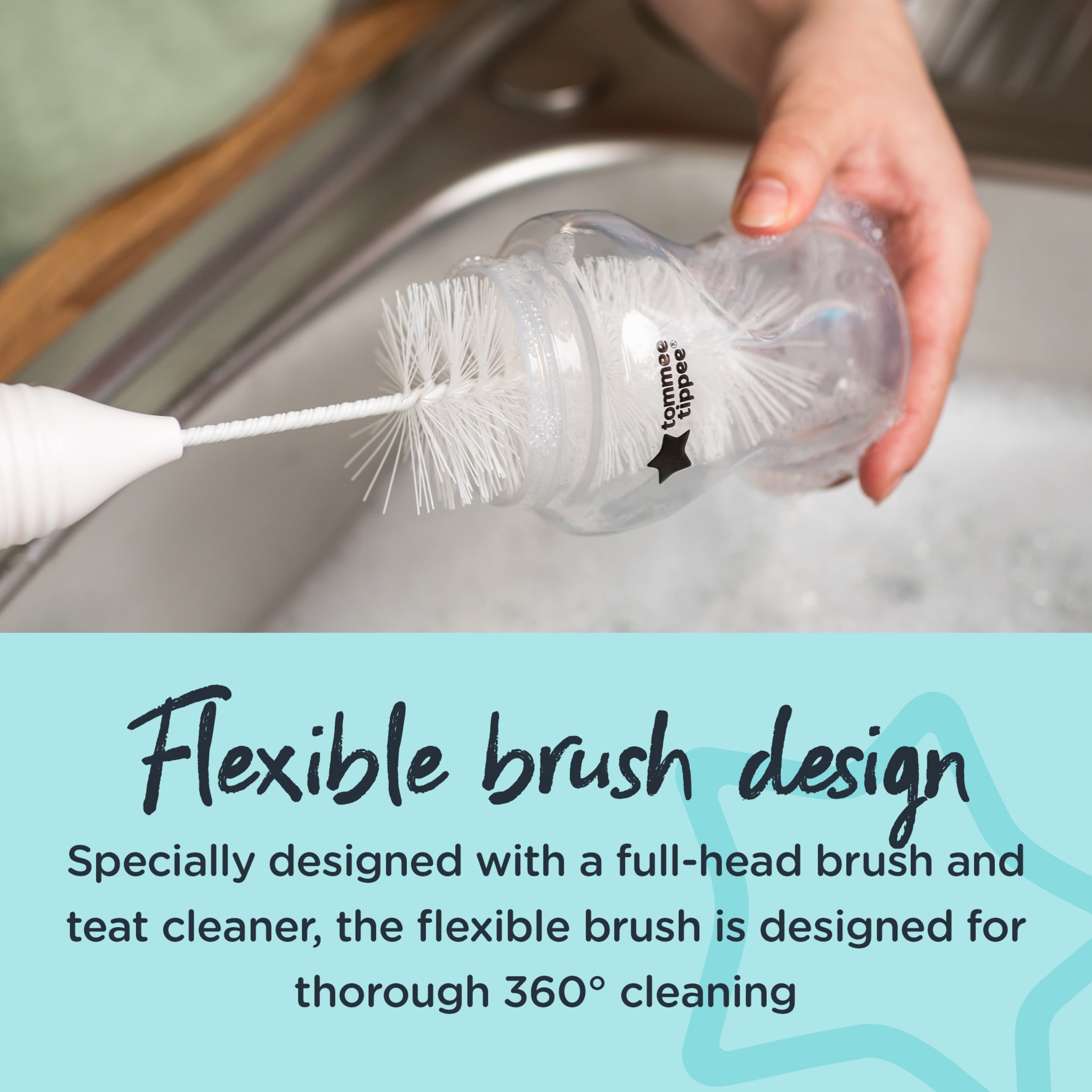 Tommee Tippee Bottle and Teat Brush thumbnail 3