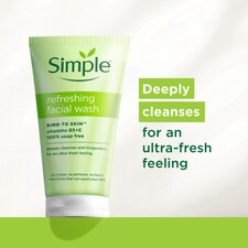 Simple Kind To Skin Refreshing Face Wash Gel 150Ml thumbnail 3