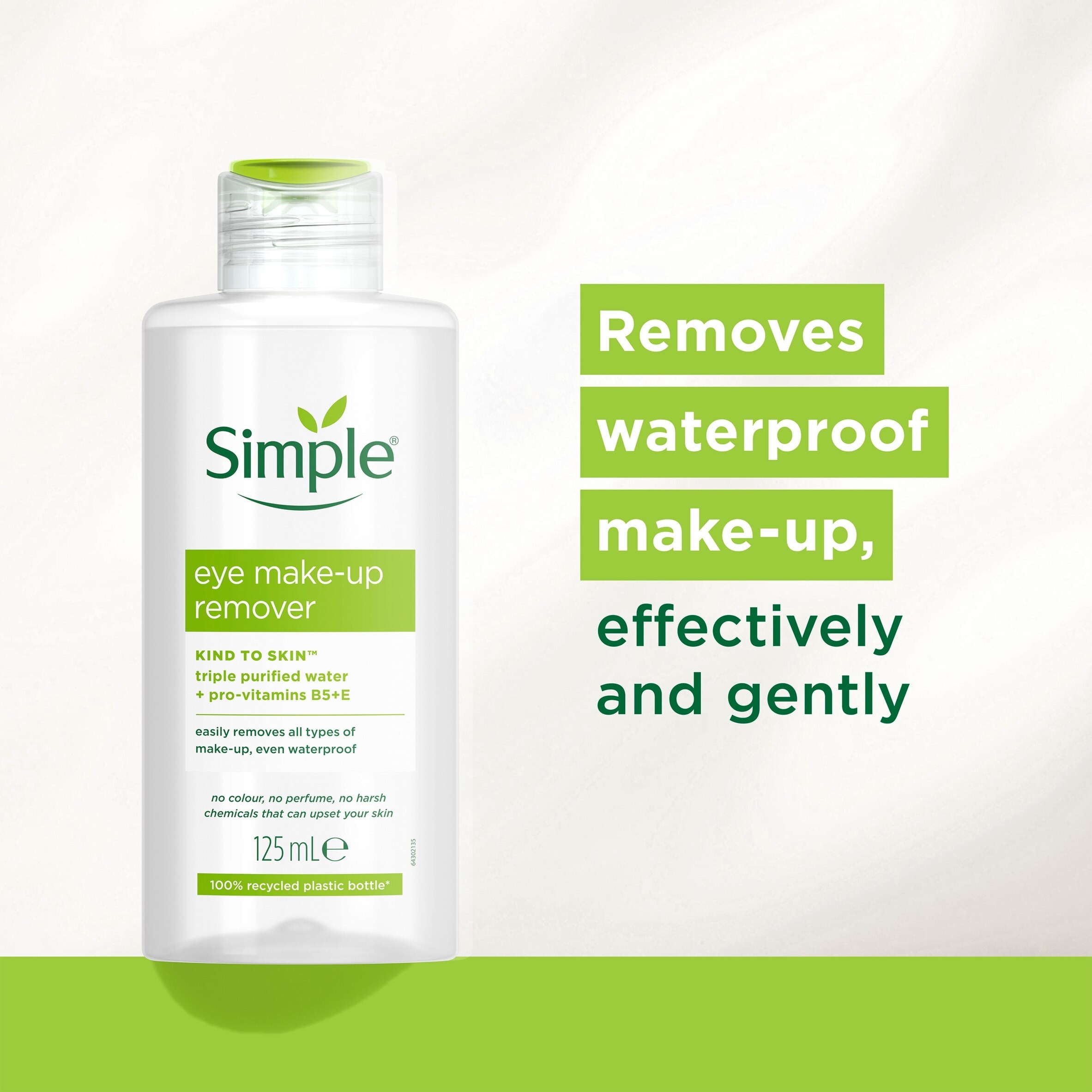 Simple Kind To Eyes Eye Make-Up Remover 125Ml thumbnail 3