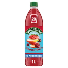 Robinsons Summer Fruits No Added Sugar Squash 1L