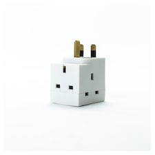 Tesco 3 Way Adaptor Plug