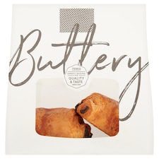 Tesco All Butter Dark Chocolate Pain Au Chocolat 2 Pack thumbnail 2